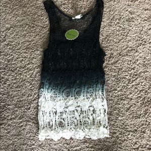 Lace tank top